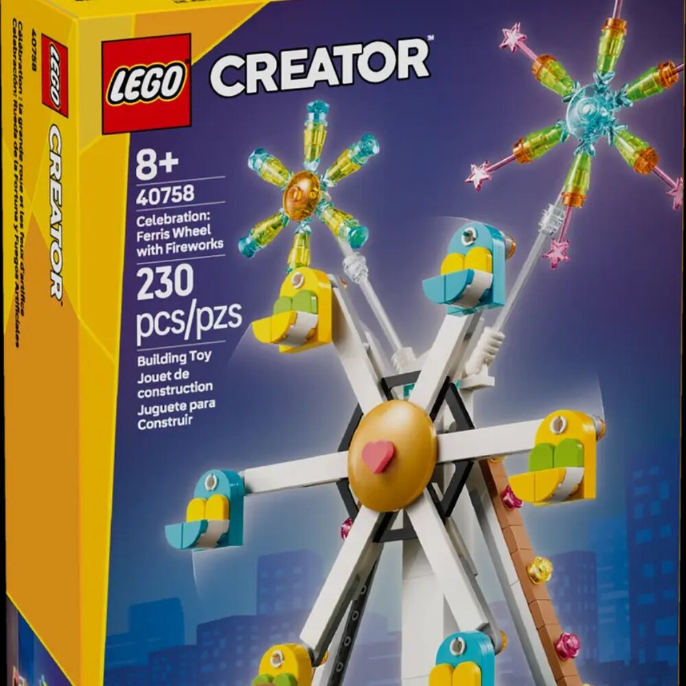 NEW RETIRED Lego Creator 40758 Celebration Ferris Wheel w/ Fireworks